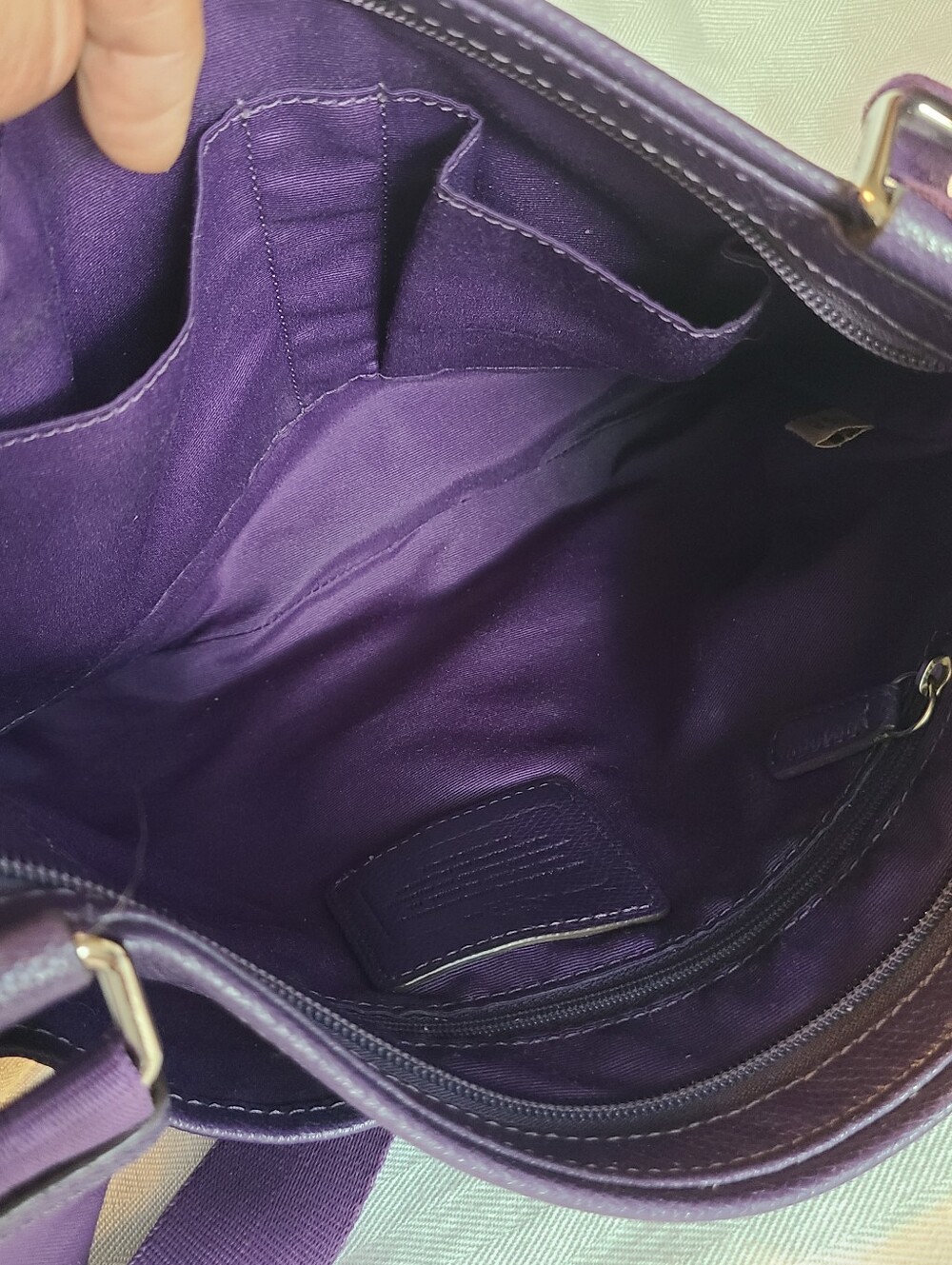Coach Signature Nylon Spencer Crossbody Bag - Picture 3 of 11
